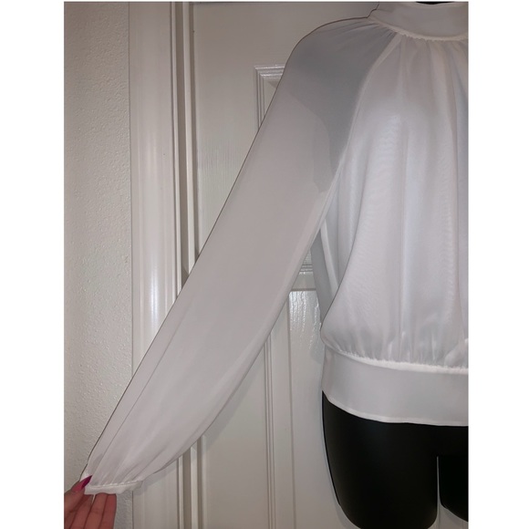 Rebecca Minkoff Zariah top in white –– NWT - Picture 9 of 17